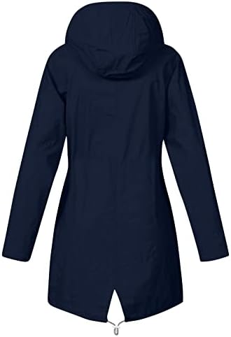 Twgone zimske jakne za žene casual plišane čvrste trake kiše na otvorenom plus vodootporna kapuljača s kabalom vjetar