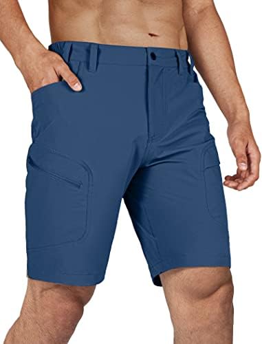 Stlight muški planinarski teretni kratke kratke hlače brze suhe lagane taktičke kratke hlače s više džepa za ribolov u kampu