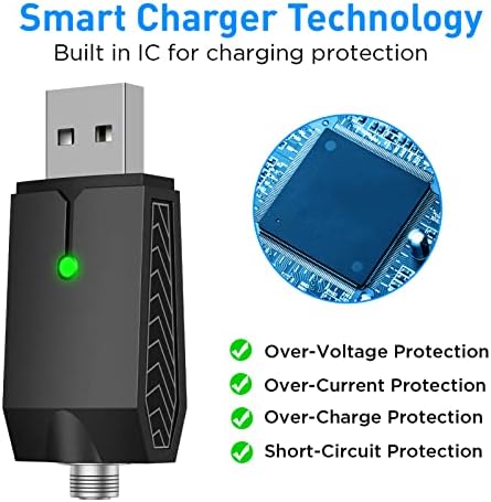 Inteligentni punjač baterija, kabel s navojem, s LED indikatorom, inteligentna zaštita od prekomjernog punjenja, novi model