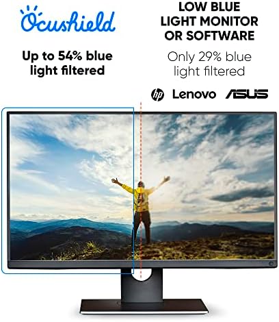 Ocushield 24 ”Premium Anti Blue Light Ekral Zaštitnik za prijenosna računala i računalna monitori - Ne -privatnost - Anti