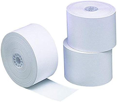 PM Tvrtka POS/Blagajna jednoslojna toplinska rola, 1-3/4 x 230 stopa, 10 valjaka po paketu, bijelo