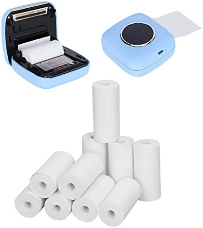 Mini papir za pisač, papirnati papir za ispis, papir s termalnim naljepnicama 57 x 25 mm bijeli ljepljivi papir, bijeli toplinski
