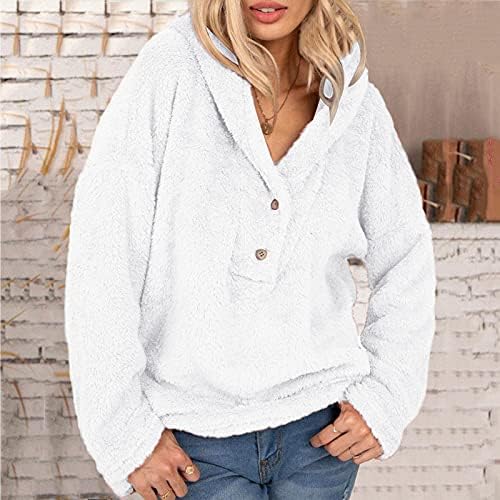 Ženske kapuljače Twimheirt Women's Solid Color trendi dukserica casual hoodie debeli džemper pulover toplo m.2425