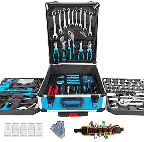 Setovi alata za muškarce, kutija s alatima s alatima, komplet alata s okvirom alata za kotrljanje, kompletan set kutija za