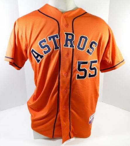2013-19 Houston Astros 55 Igra Upotrijebljena narančasta dres natpisna ploča uklonjena 46 dp25522 - igra korištena MLB dresova