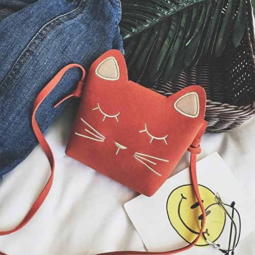 Mala kozmetička torba Dječja torba Slatka princeza glasnička torba za djevojke Mini torba mačka baby rame torba mobilna koža