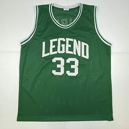 Autografirani/potpisani Larry Bird Boston Green Basketball Jersey PSA/DNA CoA