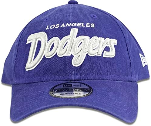 Nova era Los Angeles Dodgers Muški Ženski retro šešir s natpisom 920 i podesivim remenom na leđima plavo-sivi šešir s logotipom