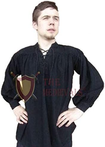 Srednjovjekovna majica iznajmljivača učvršćena gusarskim obnavljanjem SCA renesans viteza