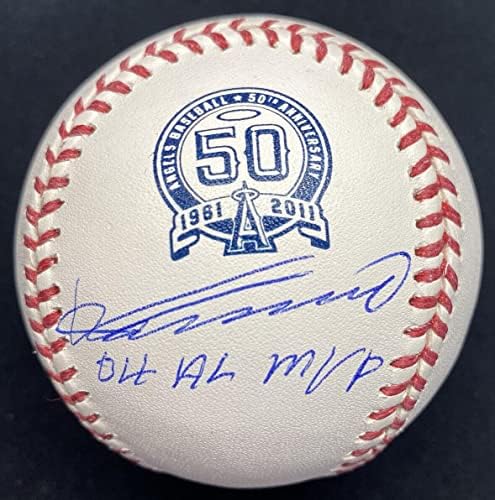 Vladimir Guerrero 04 Al MVP potpisani anđeli 50. logotip bejzbol JSA - Autografirani bejzbol