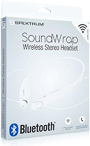Spektrum spk -btswwh zvuk omota Bluetooth bežične stereo slušalice - bijela