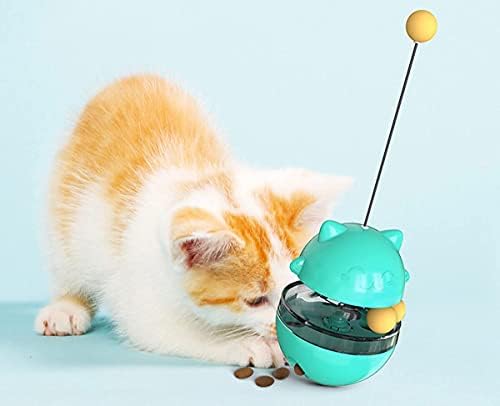 Mačji prehrambeni igračke mačje mačje prehrambeni tretman igračke mačke igračke uravnotežena kugla mačka sporo pametni interaktivni