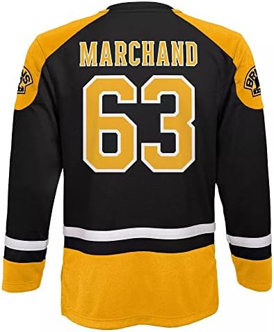 Outerstuff Brad Marchand Boston Bruins NHL Boys 4-18 Crni domaći igrač dres