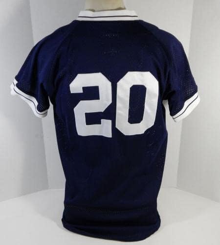 1986-93. Detroit Tigers 20 Igra izdana mornarički dres batting praksa dp15171 - igra korištena MLB dresova