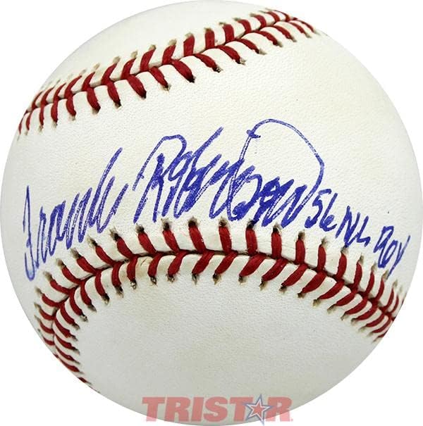 Frank Robinson Autografirani službeni ML bejzbol upisani 56 NL Roy - Autografirani bejzbols