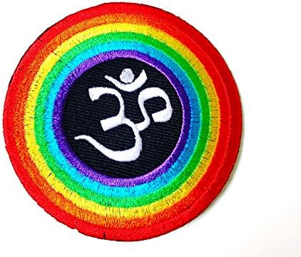 TH AUM OM INFINITY HINDU Hinduizam joga Rainbow Logo zakrpa šivanje željeza na vezenim applique značke značke zakrpa odjeća