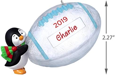Hallmark Keepsake Božićni ukras 2019. godine, nogometna zvijezda Penguin DIY Personalizirani ukras