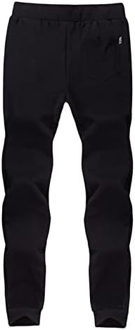 Muške sportske hlače modne obične tople hlače s podstavom od kašmira olovke hlače srednjeg struka sportske casual hlače za