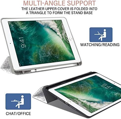 Deokke kompatibilan s iPadom 6./5. generacije futrola iPad Air 2/Air 1 kućište, iPad 9,7 inč kućište s držačem olovke i mekim