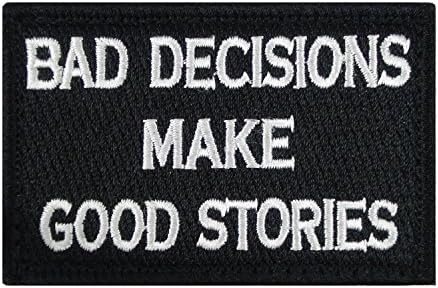 Loše odluke čine dobre priče kuka i petlje zakrpa morala u potpunosti vezene
