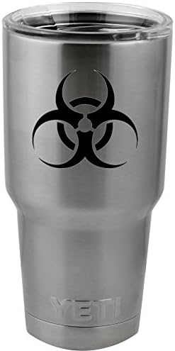 Opasnost od opasnosti od otrova logotip vinil naljepnica naljepnica za Yeti šalica čaša termos pint staklo