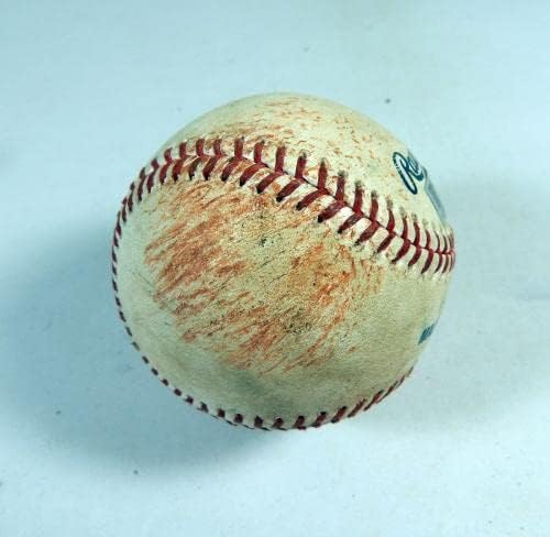 2021. New York Mets Pittsburgh Pirates Game Rabljeni bijeli bejzbol Wil Crowe Go - MLB igra korištena bejzbols