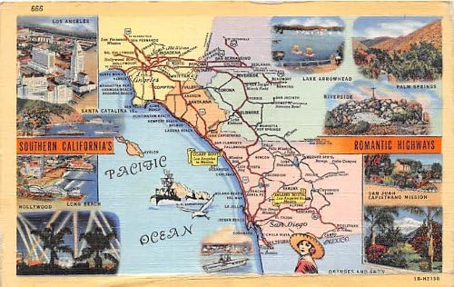 Južna Kalifornija, kalifornijska razglednica