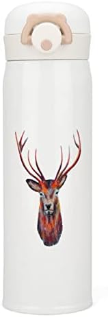 Izolacija glave jelena boca od nehrđajućeg čelika Vakuum Izolirana Sportska šalica za vanjsko putničko kampiranje 350 ml