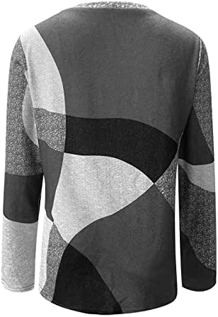 Ženski kratki rukavi/dugi rukavi modni ležerni blok u boji labavi pulover majice