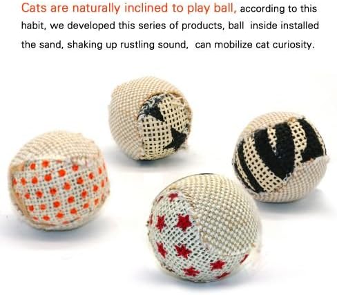 4 kom. / paket. lopta igračka za mačke interaktivne igračke za mačke Igrajte žvakaću zvečku grebanje uhvatiti kućne ljubimce