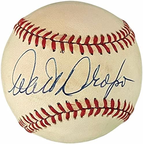 Walt Drop -a Autografirani službeni bejzbol u glavnoj ligi - Autografirani bejzbols