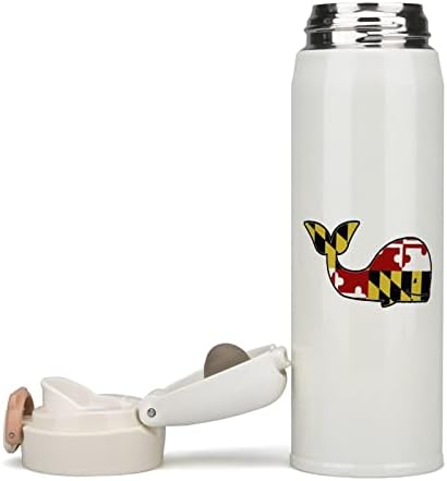 Maryland zastave kitove izolacijske boce boca od nehrđajućeg čelika Vakuum Izolirana Sportska šalica za vanjsko putovanje