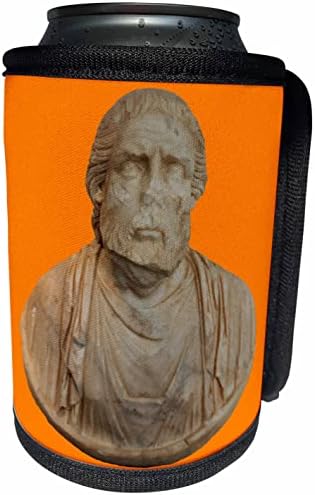 3Drose Shield Portret, filozof u Aphrodisias Vector Art - Can Cooler Wrap boca