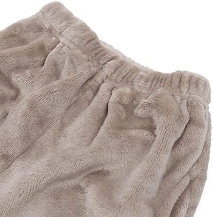 Dječaci za dječake tople hlače padaju zimske tople pidžame debele uniseks hlače flanel tople casual vuče hlače