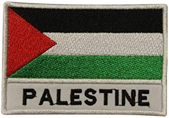 Palestinska nacionalna zastava izvezeno željezo na šivanju na patch značku za odjeću itd. 9 x 6 cm