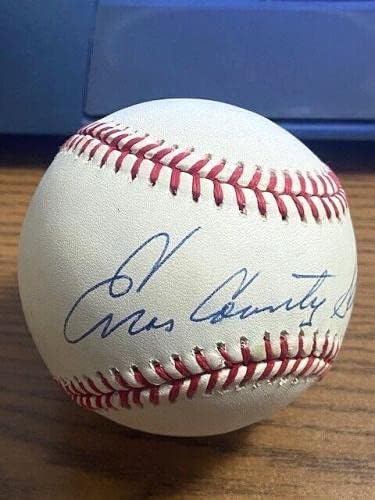 Enos Country Slaughter 5 potpisano je autogramirani baseball! Kardinali! Hof! JSA! - Autografirani bejzbol