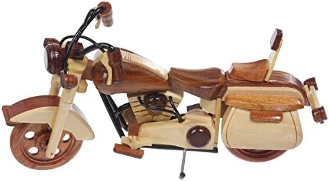 Beltescool ručno izrađen dva tonirana drvena motocikla