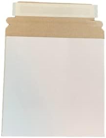Poštanske sandučiće od 5 do 5 inča od bijelog kartona sa samoljepljivim premazom i preklopom