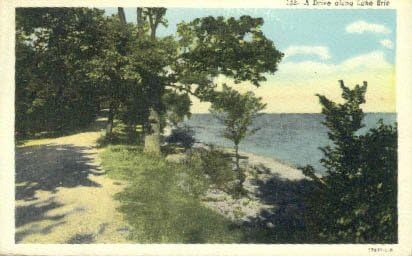Jezero Erie, Ohio Razgledna razglednica