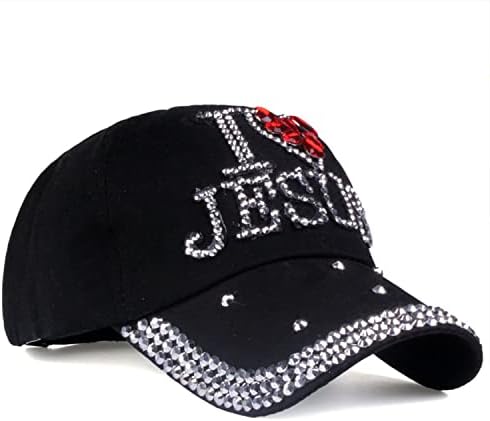 Bejzbolska kapa od rhinestona za muškarce i žene modni šešir za sunčanje podesiva lubanja ljubav svjetlucavi bling hip hop