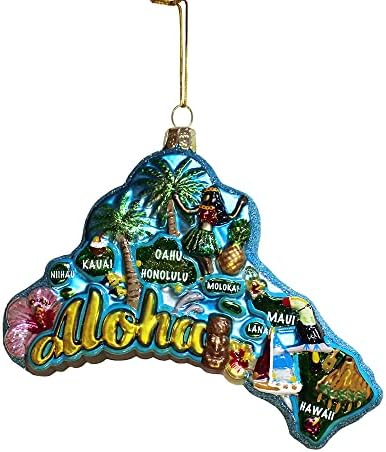 Kurt S. Adler, 5-inčni stakleni havajski ukras