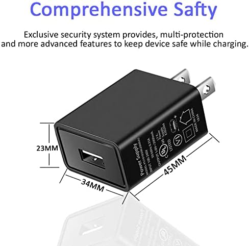 5-ФУТОВОЕ strujni punjač, Micro USB, prilagodljiv kabel za punjenje tableta za Alcatel 3T 8.0 10, Joy Tab 2019, A30 pixi