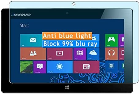 VAXSON 2-PACK ANTI BLUE Svjetlosni zaslon zaštitnik, kompatibilan s Lenovo Miix 10 tableta 10.1 Tablet TPU Film Protectors