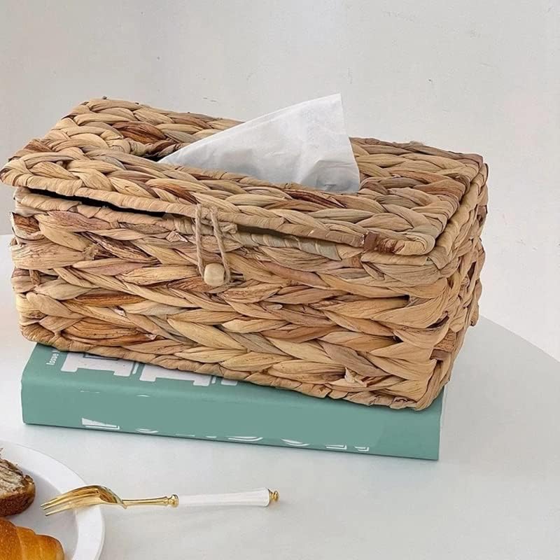 Kutija od tkanine tkani vodeni zumbul 5 tkani poklopac od ratana sanitarna papirna kutija obiteljski dnevni boravak u ravnini