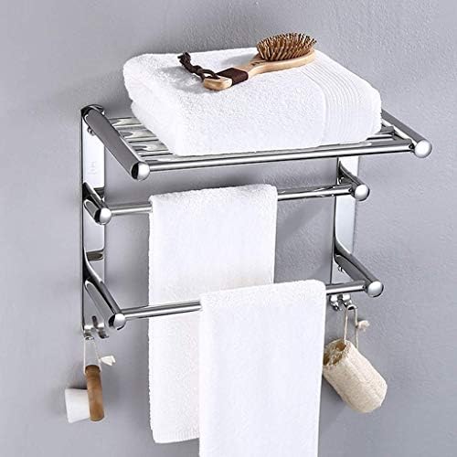 erddcbb troslojni nosač za ručnik za kupaonicu, nehrđajući stee toalet viseći šipka zidni pričvršćivač za odlaganje Organizator