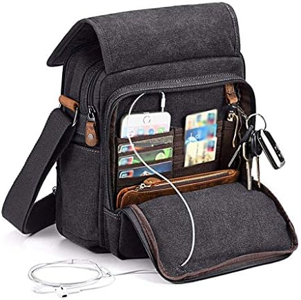 GPPZM Crna poslovna torba, platno casual torba, torba poslovna modna glasnika, laptop messenger torbe poslovna uredska torba