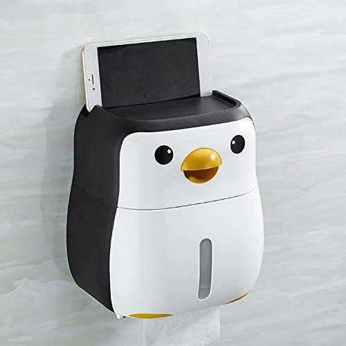; Slatka papirnata posuda za pingvine držač toaletnog papira zidna kutija za tkivo polica zidni držač za tkivo