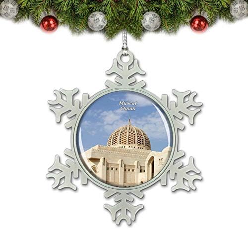 UMSUFA Grand džamija Muscat Oman Božićni ukras Dekoracija drveća Kristalni metalni suvenir Poklon