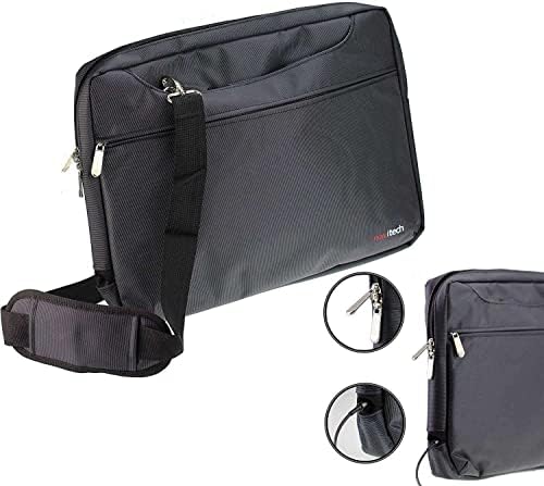 Navitech crno elegantna putnička torba otporna na vodu - kompatibilna s Asus Vivobook 14 14 Laptop
