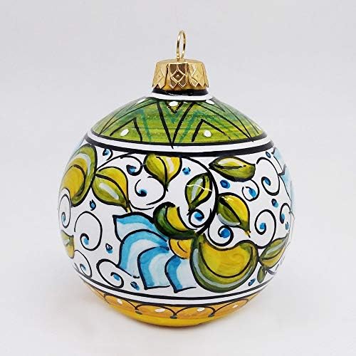 Thathearte.com - Talijanski ručno oslikani keramički božićni kuglični ukrasi za ručno izradu ručno izrade božićnih drveća